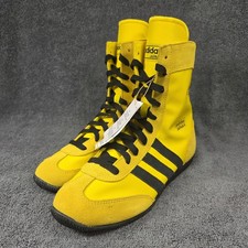 Adidas 2025 Women's Size 6 Japan High 'Yellow Core Black' Gold Metallic JS4031