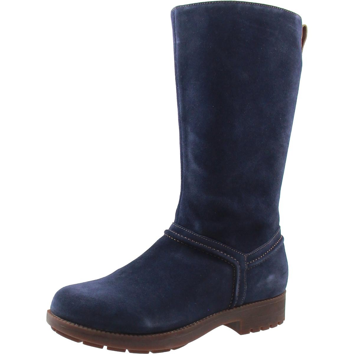 Женские ботинки до середины икры на молнии Revitalign Kelso темно-синего цвета 11 Medium (B,M) BHFO 4887