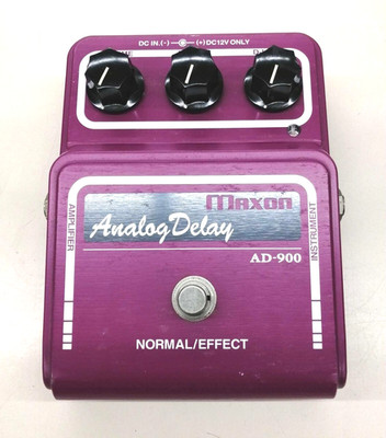 Maxon AD-900 Analog Delay Guitar Effects Pedal 