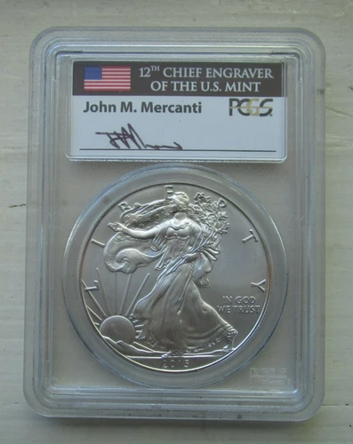 Photo of a 2015-W American Silver Eagle from an eBay listing that sold on Jul 19, 2026