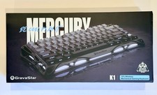 GravaStar Mercury K1 75 Wireless Mechanical Gaming Keyboard, Black - NEW OB