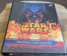 Star Wars Revenge of the Sith Topps Trading Card Set & Binder - Superb Condition