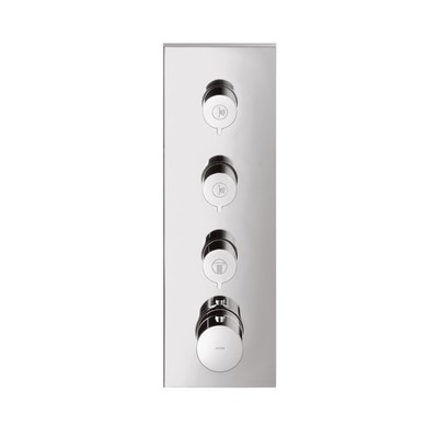 Axor 10751001 Thermostatic Module Trim 15''x5'' 3 Functions Chrome