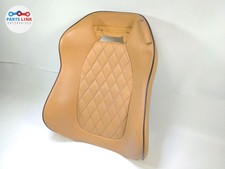 2008-12 Ferrari California Front Left Seat Cover Backrest Cushion Tan Blue F149