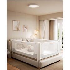 Bed Rail for Toddlers, Thickened  Reinforced Toddler Bed Rails with Height A...