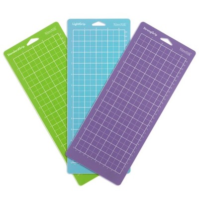 Schneidematte für Cricut Joy, 3 Stück 4,5'' x 12'' x 12'', grün, blau, lila 