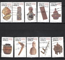 STAMPS SOUTH AFRICA- Year of Culture, set of 10, 1997-#