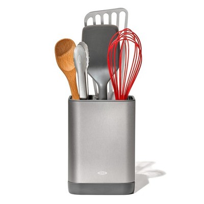 Small Utensil Holder Adjustable Stainless Steel OXO Good Grips 13362200