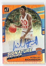 MICHEAL RAY RICHARDSON #SG-MRR 2020-21 PANINI DONRUSS KNICKS AUTO