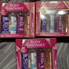 3 X Body Fantasies Signature Fragrance Body Spray Gift Set for Women 1.7 oz 4