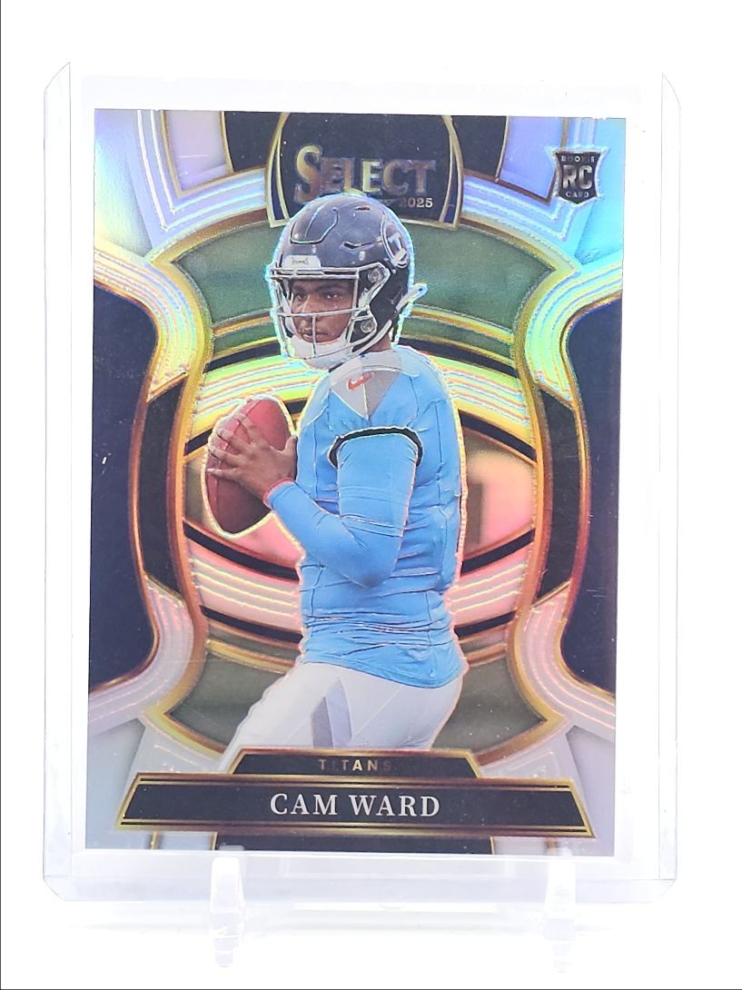 CAM WARD 2025 SELECT CONCOURSE ROOKIE SILVER PRIZM TITANS B RC Q6608