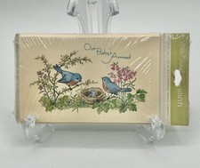 Vintage Baby Arrival Announcement Cards American Greetings Pack of 8 NOS