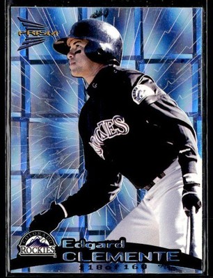 1999 Pacific Prism #51 Edgard Clemente Holographic Mirror #/160