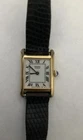 Rare Seiko 1400-5039 Ladies Tank Watch Vintage Roman Dial 17mm