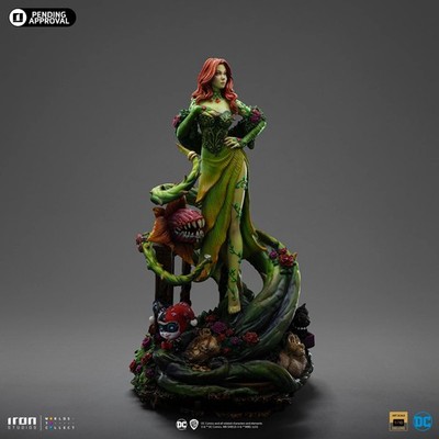 Neu IRON STUDIOS Batman Poison Ivy Deluxe Kunst Maßstab 1/10 Statue 8,8'' hoch Geschenk