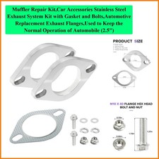 Muffler Repair Kitcar Accessories Stainless Steel Exhaust System Kit With Ga...