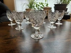 8 Vintage Waterford Crystal "Donegal" 4 3/4" Claret Wine Glasses