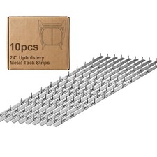 10 PCS 24 Inch Upholstery Tacks Strips Metal Galvanized Steel Sofa Couch