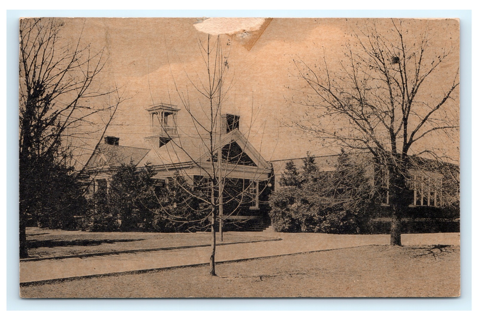 Claverack Union Free School Columbia County New York NY Postcard 1949 O