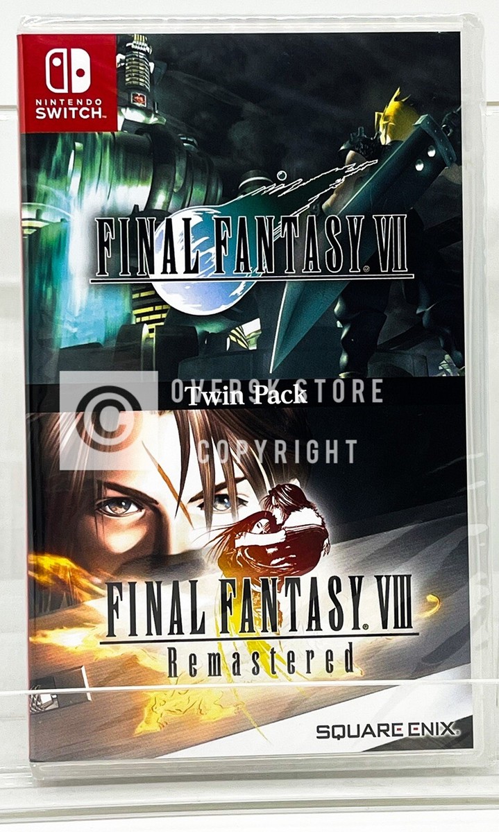 Final Fantasy 7 VII & 8 VIII Twin Pack - Nintendo Switch - New