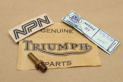 VTG TRIUMPH 3TA 5TA TR6 6T T20 T100 T120 AMAL Carburetor Needle Jet #105 NOS OEM
