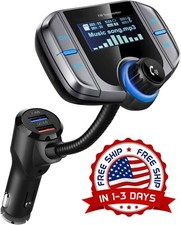 Cargador De Coche Carro Con Transmisor FM Y Bluetooth Para Telefonos Smart Phone