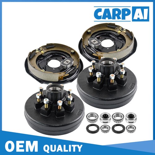 12"x2" 8 on 6.5 Trailer Hub Drum Kits with Electric brakes for 7000lbs axle