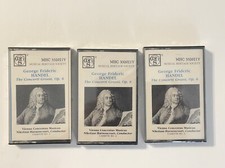 George Frideric Handel Concerti Grossi Op 6 Classical Music Cassette Vol 1, 2, 3