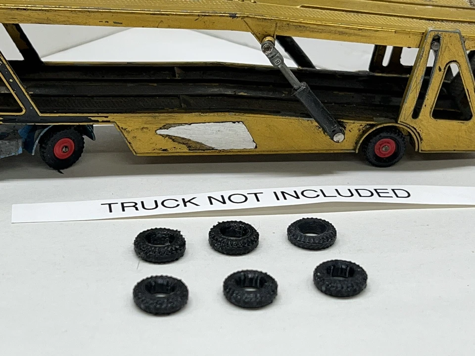 MATCHBOX King Size No. K-11 DAF Car Transporter 1969 Lesney (solo neumáticos) Foto 2 de 4