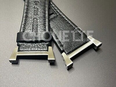 OEM Seiko Sportura Black Leather Watch Band 7T82-0AA0 OEM Seiko Sportura Black Leather Watch Band 7T82-0AA0