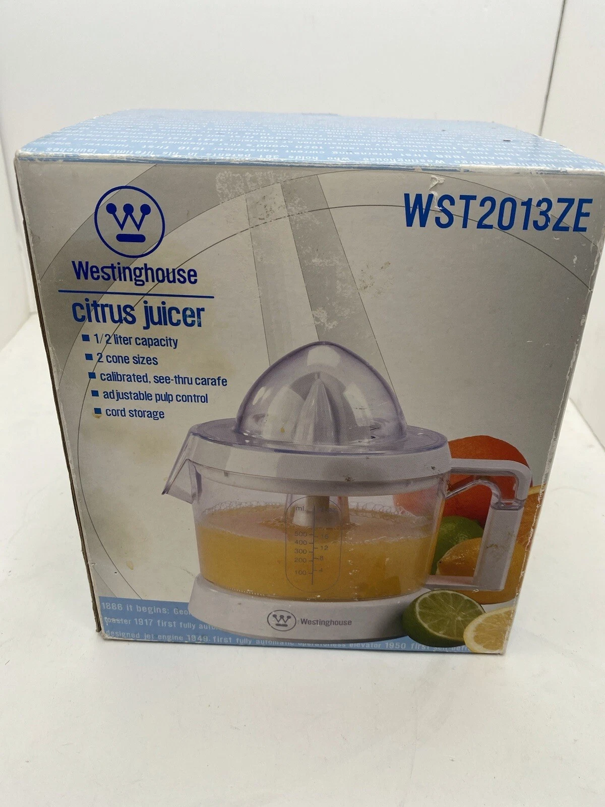 Westinghouse Citrus Juicer New In Opened Box