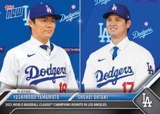2023 TOPPS NOW YOSHINOBU YAMAMOTO/SHOHEI OHTANI #OS-26 TOPPS NOW CARD DODGERS