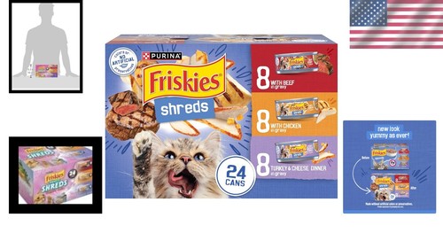 Purina Gravy Wet Cat Food Variety Pack, Beef, Chicken, Turkey 5.5Oz (Pack of 24) - Picture 2 of 14