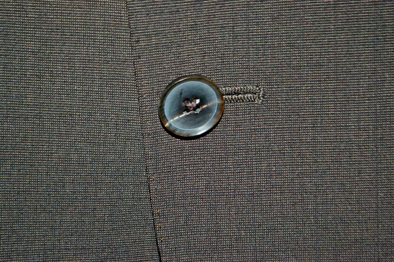 Hugo Boss Men Brown Wool 3 Front Button Sports Coat Sz 48R thumbnail 4