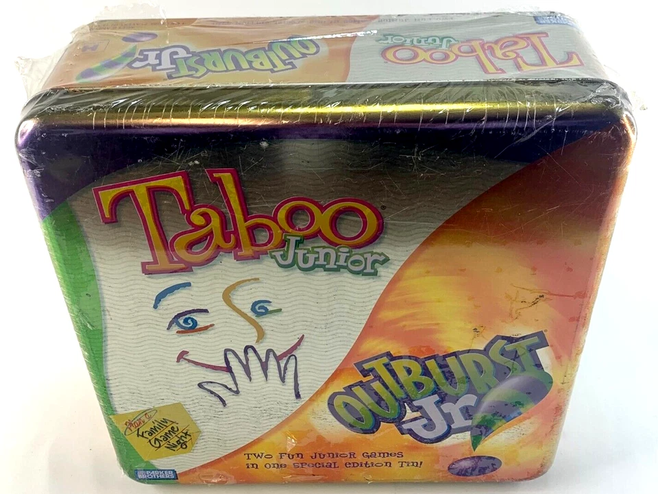 New Factory Sealed Dual Taboo Junior Outburst Jr Game Parker Brothers Metal Tin - Image 2 of 4