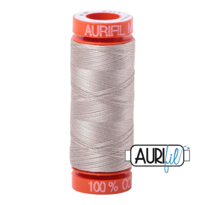 Aurifil Thread Mako 50wt 100% Cotton Small Spools 220 yds Each -Choice of Colors