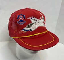 Vintage Thunderbirds US Air Force SnapBack Trucker Hat Rope