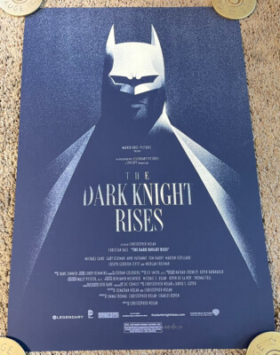 2012 Olly Moss Mondo Print - Dark Knight Rises, 16x24, Lim. Ed. | eBay