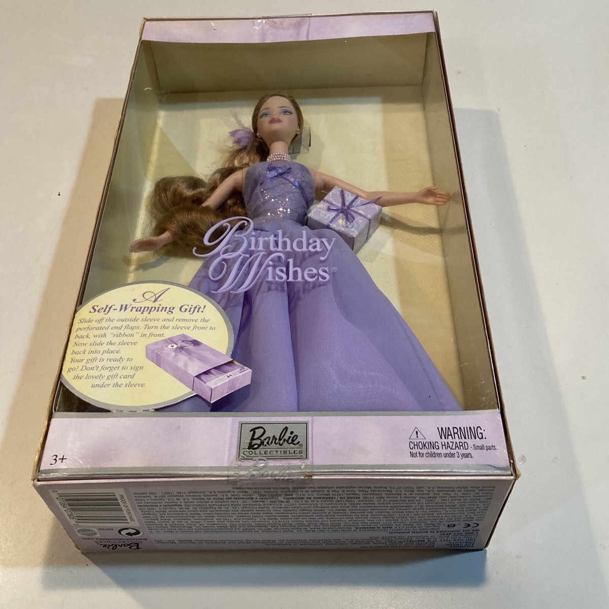 キャラクターグッズ Birthday Wishes Barbie Purple dress Birthday Wishes Barbie Doll Purple Dress Silver Label 2003