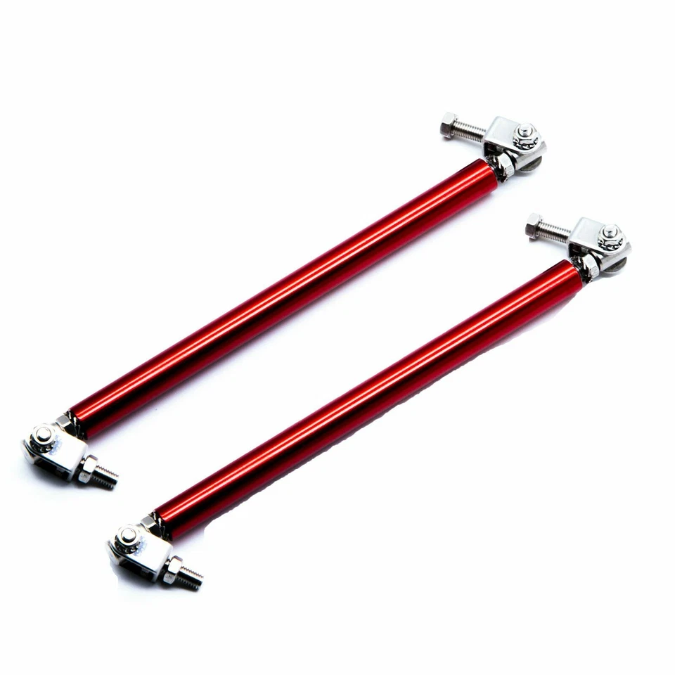 Красный регулируемый разветвитель кромок бампера 8–11 дюймов стойка анкерная опора для Mazda Volvo - Изображение 3 из 4