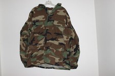 USGI Military Issued BDU Camo Woodland Army Button Up Shirt Combat Large Regular