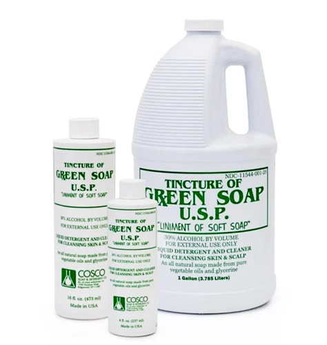 COSCO Pure Green Soap - Tattoo Medical Supplies 8oz/1-pint(16oz)/1-gallon(128oz) - product listing photo