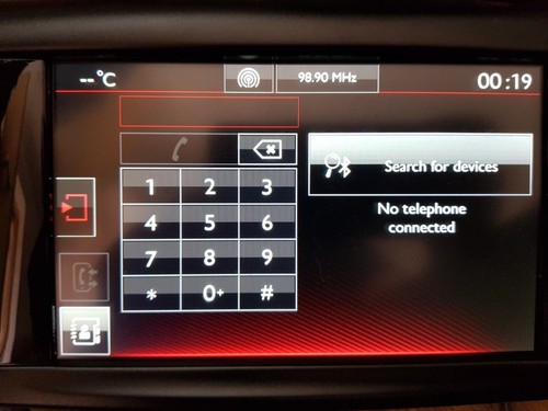 Peugeot 208 RED & BLUE theme Radio Apple Car Play DAB+ unit SMEG+IV2 2012-2016 - Picture 8 of 11