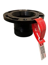 Oatey 436504   4" ABS Twist-N-Set Replacement Toilet Flange