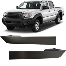 Front Bumper Grill Headlight Filler Trim Panel Bezel For Toyota Tacoma 2012-2014