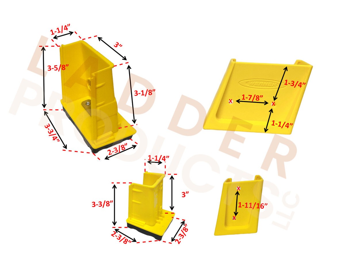 werner laddee ステップラダー Werner Aluminum Step Ladder, Type I, Load Capacity 250-Lb, 8