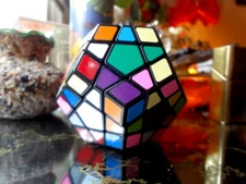 Rubik's Cube Twist Puzzle Brain Teaser Dodecahedron Polyhedron Star Gently Used