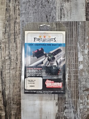 Williams Gun Sight Firesight Fiber Optic Set - S&W SD9, 40. 70995