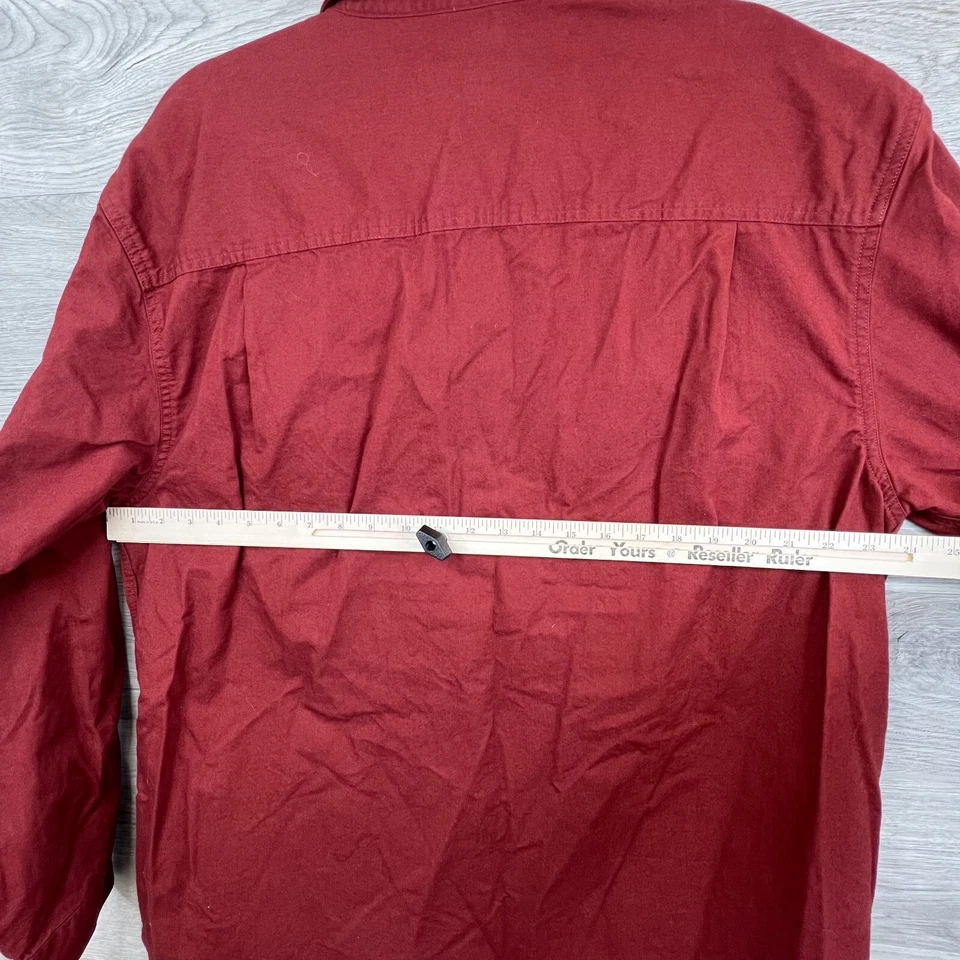 The Territory Ahead Button Up Shirt Mena Extra Large Red Western Dress Shirt - Image 3 of 4