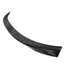 Real Gloss Black Carbon Fiber Rear Trunk Spoiler Wing For 2015–2019 BMW F16 X6